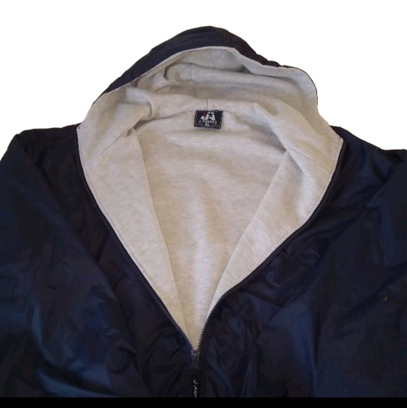 Ocean City New Jersey Hooded Heavyweight Windbreaker Rain Jacket XL Unisex - Picture 5 of 14